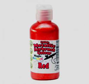 Colorante alimentare liquido metallizzato rosso per Aerografo Magic Colours