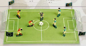 Set Calcio di 6 Calciatori con 2 Porte in Pvc. - Img 2