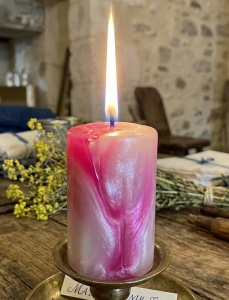 Colorante madreperla perlescente a smalto per candele