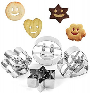 Smile con Stella Fiore Cuore e Cerchio Stampi 