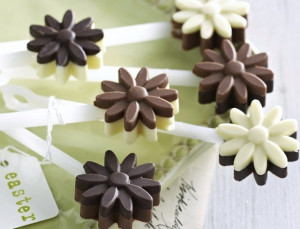 Stampo in Silicone per Cake Pops Doppio Cuore, Fiori e Stelle con 6 stecchette incluse - Img 4