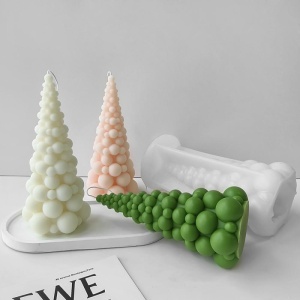 Stampo albero natale a bolle per Candele e Saponi 