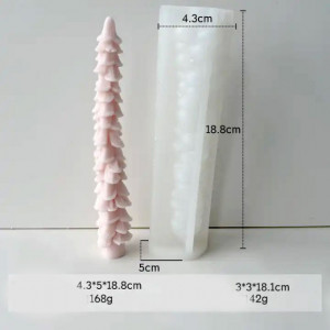 stampo candele albero natale