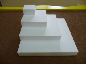 Altezza 7.5 cm.Rettangolare. Dummy. Basi in polistirolo. - Img 2