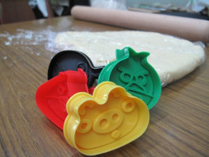 Angry Birds. Set 4 Stampi espulsione Tagliapasta di varie misure. - Img 1