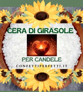 Cera di girasole per candele