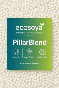 Cera di soia EcoSoya Pillar Blend Kerax per candele in stampo