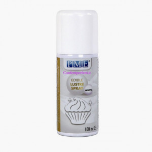 Extra Bianco. Spray Brillante e Perlescente di 100 ml. Lustre Spray PME
