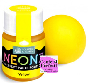 Giallo. Fluo NEONZ. Colorante alimentare in gel. Squires Kitchen