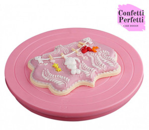 Mini Piatto girevole diametro 14 cm per decorazioni torta