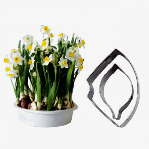 Narciso Cutter in metallo per il cake design