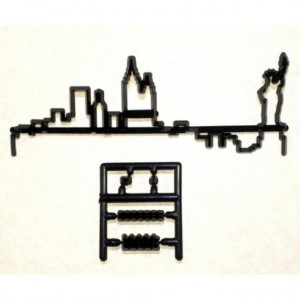 New York Città con Grattacieli e con la Statua della Libertà. Skyline. Stampo Tagliapasta Patchwork Cutter