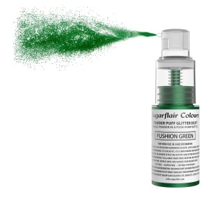 Spray Glitter Verde Fusion perlescente Alimentare per Candele e Saponi.