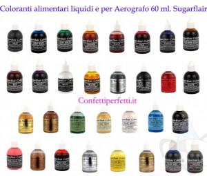 Colorante per Aerografo. Sugarflair