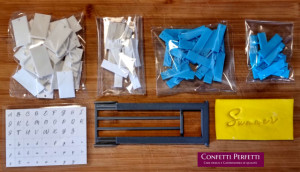 Stampo Alfabeto corsivo Biscotti
