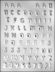 Stampo Alfabeto e Numeri in policarbonato flessibile. - Img 1