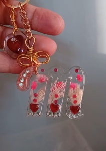 Stampo silicone gioielli lettere e numeri per la resina