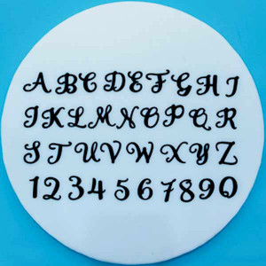 Swirly Alfabeto Lettere e Numeri