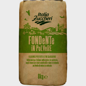 Zucchero Fondente in polvere. 8 Kg. Italia Zuccheri