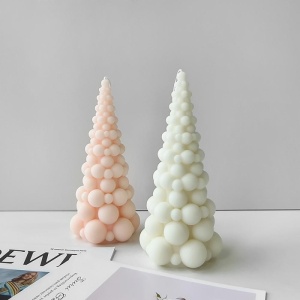 Stampo albero natale a bolle per Candele e Saponi 