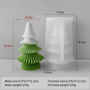 stampo candele albero natale