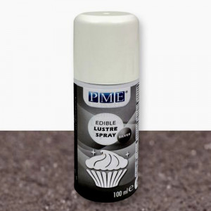 Argento Spray Brillante e Perlescente Alimentare