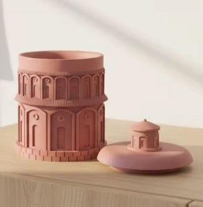 Argilla terracotta candele