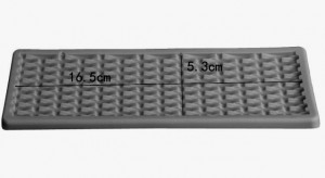 Stampo silicone intreccio uncinetto