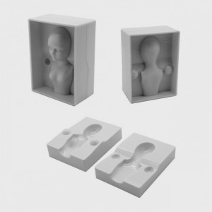 Figura di Donna completa in 3/D. Set di 6 stampi in plastica - Img 5