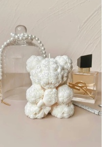 Orsetto Rose Stampo per Candele