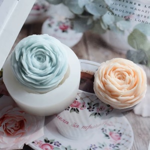 Stampo peonia per candele