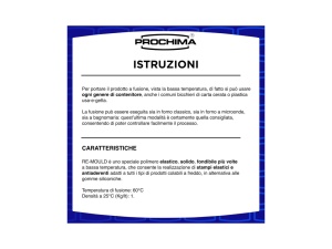 Silicone per creare stampi