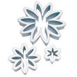 Margherita. 3 Stampi in plastica
