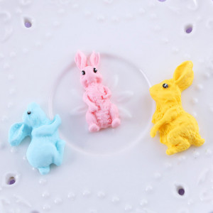 Simpatici Conigli. Stampo in Silicone per il cake design