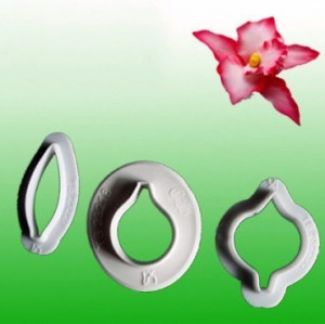 Stampi Orchidea. Set di 3 cutter