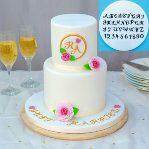 Swirly Font. Set Alfabeto Lettere e Numeri