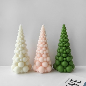 Stampo albero natale a bolle per Candele e Saponi 