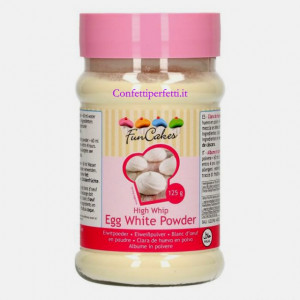 Albume Uovo in polvere. Integratore Egg White Powder High Whip. Funcakes