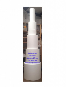Altezza 25 cm. Basi in polistirolo Dummy Tonde