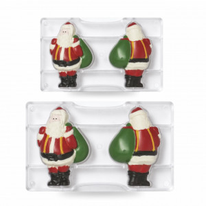 stampo babbo natale per cioccolata