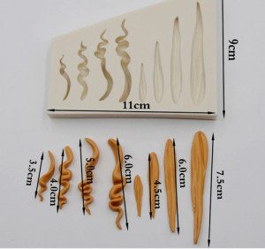 Capelli stampo in silicone barbie