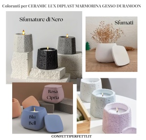 Coloranti per CERAMIC LUX DIPLAST MARMORINA GESSO DURAMOON