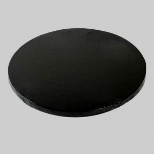 Da 25 a 30 cm. Neri. Vassoi Tondi Alti 13 mm