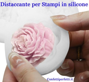 Distaccante per stampi in silicone, Confezione da 5 e 20 ml.