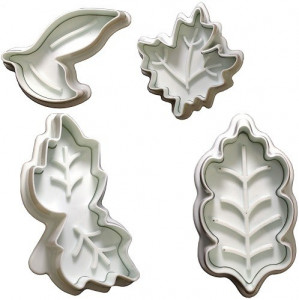 Foglie varie. Set di 4 Stampi espulsione Tagliapasta. - Img 3