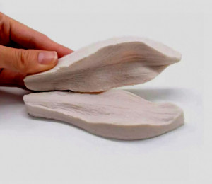 Giglio. Set completo di 4 Venatori in silicone + 2 Cutter in metallo per la pasta di zucchero