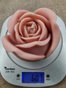 Stampo silicone rosa per Candele e Saponi