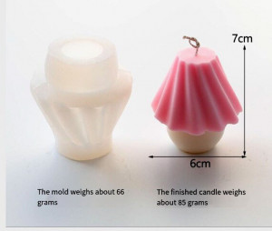 Lampada stampo silicone per candela