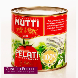 Pomodori Pelati Mediterranei. 2.5 kg. Mutti. Linea Professional