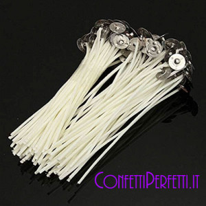 Acquista stoppini di alta qualità in cotone cerato per le tue candele e goditi una fiamma luminosa e duratura